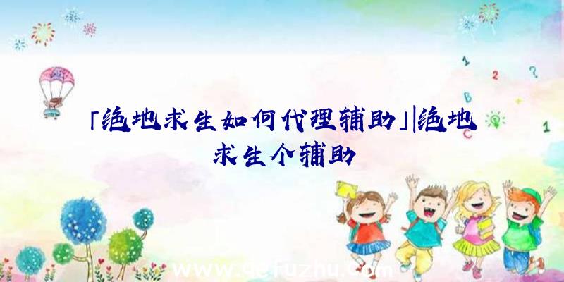 「绝地求生如何代理辅助」|绝地求生个辅助